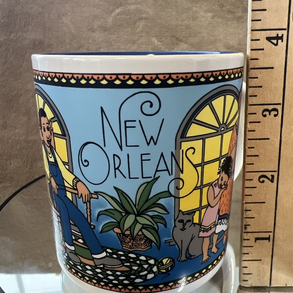 1991 Dixieland Music and Gifts Inc NEW ORLEANS Cup Mug Coffee Tea - Picture 6 of 8